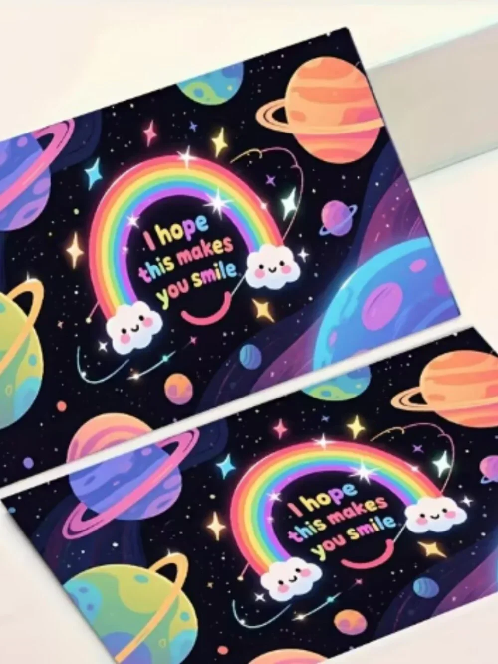 50 Pack Thank You Card Small Business Space 3.54